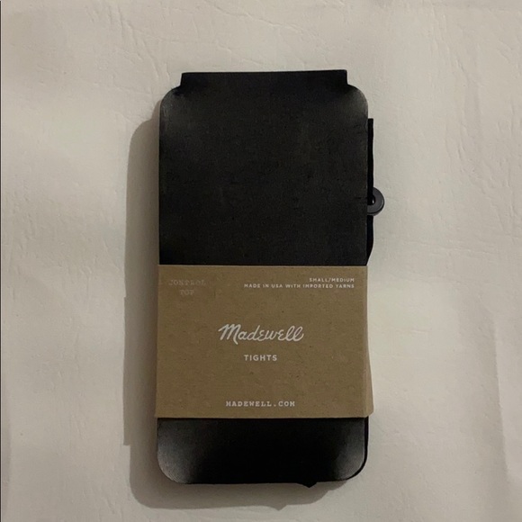 Madewell Sheer Black Tights - Picture 3 of 8